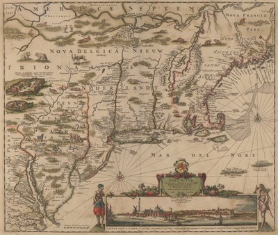 Nordamerika af Justus Danckerts