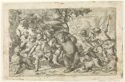 Beren Hunt af Justus Sadeler (possibly)