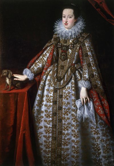Portræt af Eleonora Gonzaga (1598-1655) af Justus Sustermans