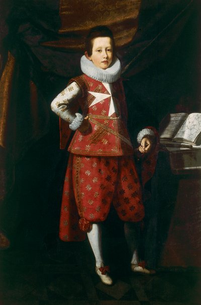 Portræt af Giovan Carlo deMedici i en alder af ti år af Justus Sustermans