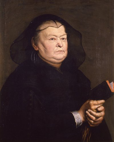 Portræt af en enke, 1630-1640 af Justus Sustermans