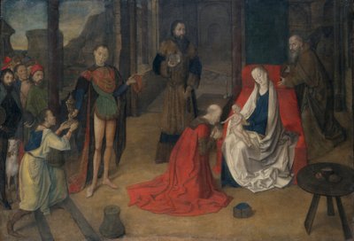 Magiernes tilbedelse, c.1465 af Justus of Ghent