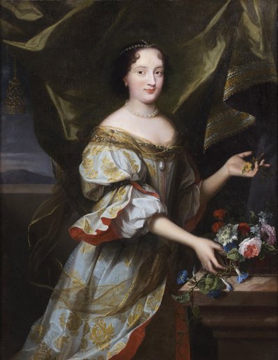 Portræt af Hortense Mancini () af Justus van Egmont