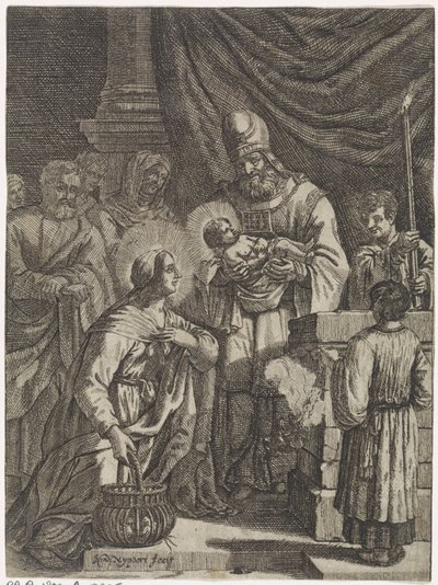 Præsentation af Kristus i templet af Justus van den Nijpoort