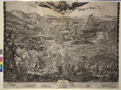 Wiens tyrkiske belejring 1683 (print) af Justus van den Nypoort