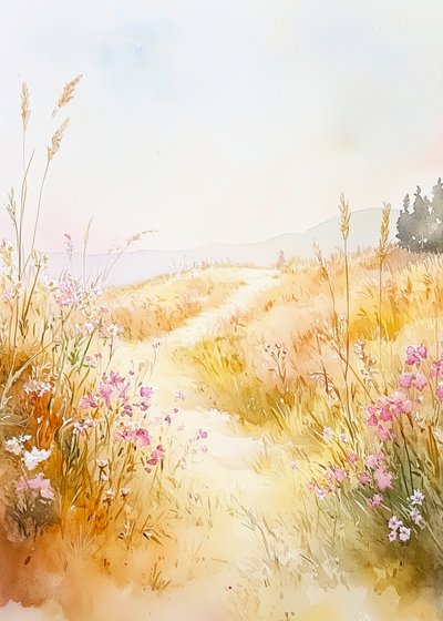 Golden Meadow-stien af Justyna Jaszke