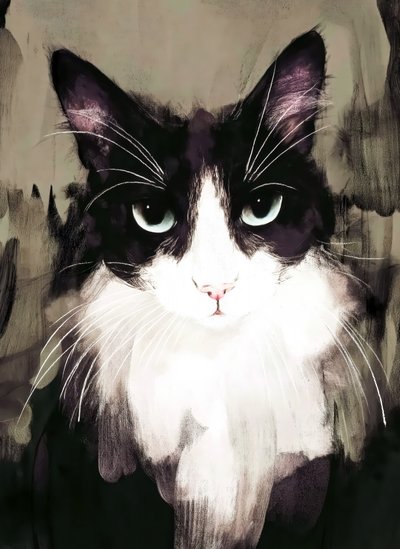 Intense Cat Gaze af Justyna Jaszke