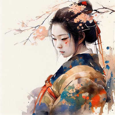 Japansk blomsterfred af Justyna Jaszke