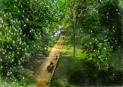 Spring Park-stien af Justyna Jaszke