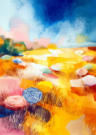 Sunny Field-parasoller af Justyna Jaszke