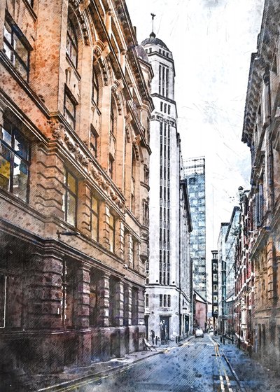 Udsigt over Tall City af Justyna Jaszke