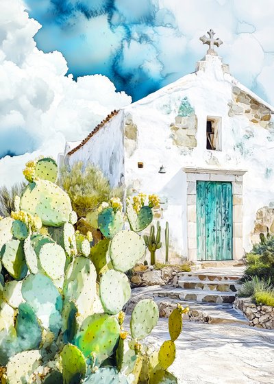 Udsigt over White Chapel Cactus af Justyna Jaszke