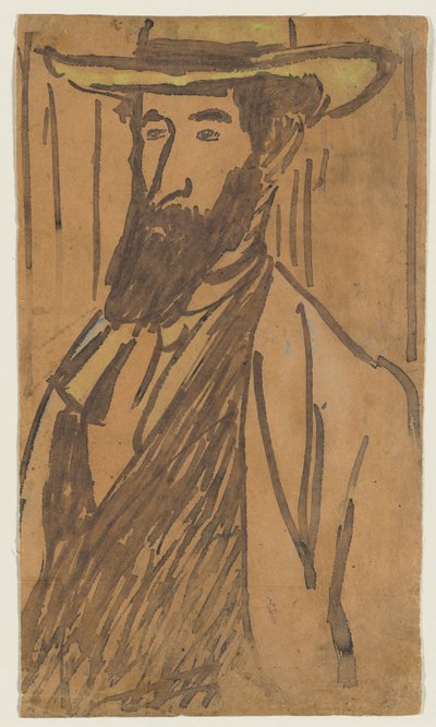 Portræt af Aristide Maillol, ca. 1890. af József Rippl Rónai