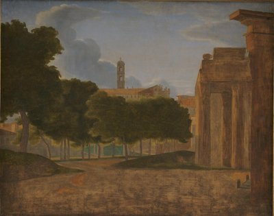 Udsigt over Forum Romanum og Via Sacra. I baggrunden Capitol af KMS 3850 Ubekendt