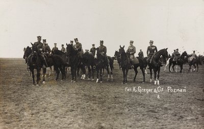Album Jack Bosio - War Campaign 1917-1920: Militær mission i Polen (Warszawa - Posen) marts-april 1919, et hestebatteri i Posen (Poznan), 03-041919 af K. Greger