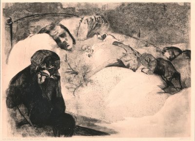 arbejdsløshed af Käthe Kollwitz