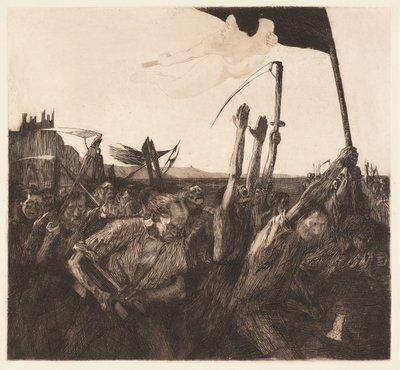Oprør (Uproar) af Käthe Kollwitz