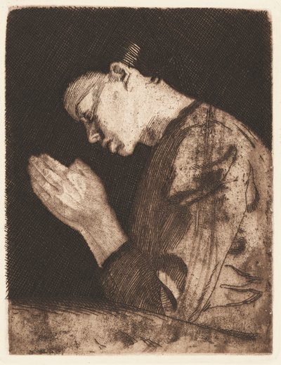 Den bedende pige (Praying Girl) af Käthe Kollwitz