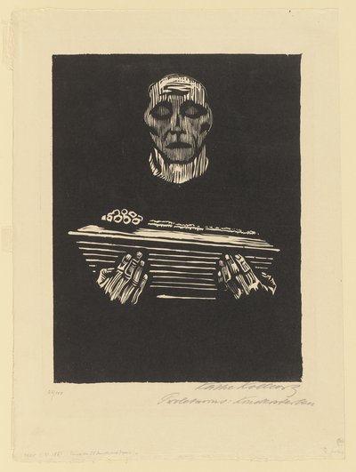 Side 3 i afsnittet »Proletariat« af Käthe Kollwitz