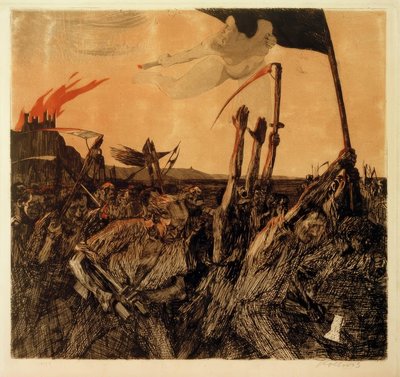 Käthe Kollwitz, optøjer af Käthe Kollwitz