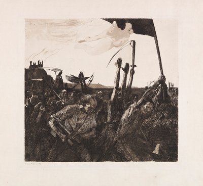 Oprør, 1899. af Käthe Kollwitz
