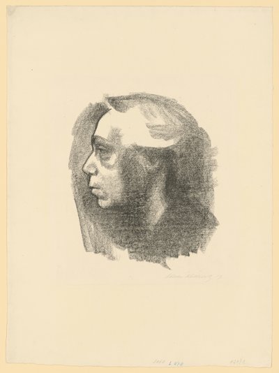 Selvportræt (1. udgave) af Käthe Kollwitz