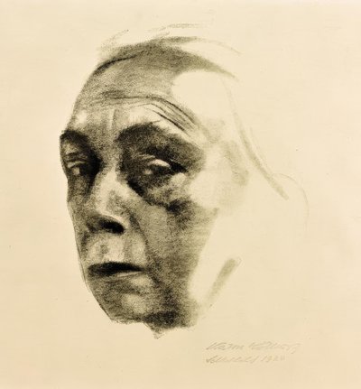 Selvportræt af Käthe Kollwitz