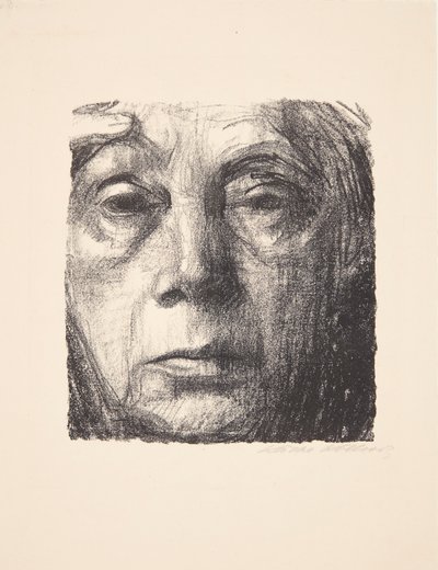 Selvportræt af Käthe Kollwitz