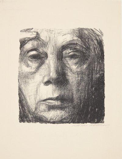 Selvportræt af Käthe Kollwitz