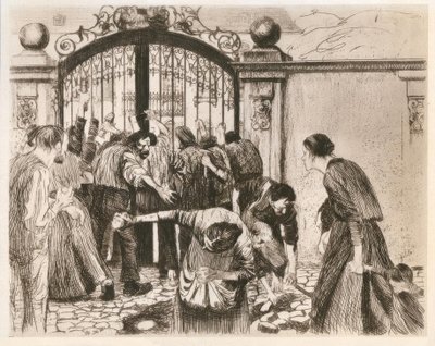 Sturm af Käthe Kollwitz