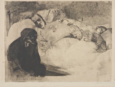 Arbejdsløshed af Käthe Kollwitz