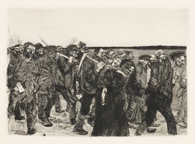 Weberzug (Vævernes optog) af Käthe Kollwitz