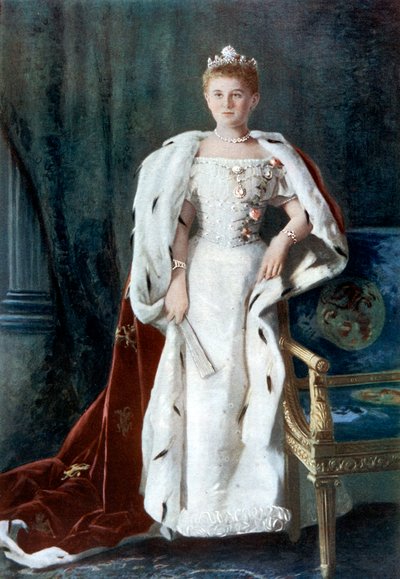 Dronning Wilhelmina af Holland, begyndelsen af det 20. århundrede. af Kaineke