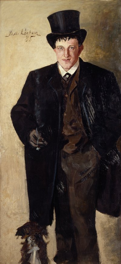 Selvportræt af Kalle (1865 93) Lochen