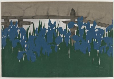 Flowers of a Hundred Worlds (Momoyogusa): Eight Bridges (Yatsuhashi) af Kamisaka Sekka