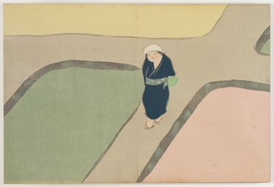 Flowers of a Hundred Worlds (Momoyogusa): Spring Field (Haru no tanomo) af Kamisaka Sekka