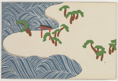 Fours of Fundred worlds (Momo Yogusa): Suminoe (Suminoe) af Kamisaka Sekka