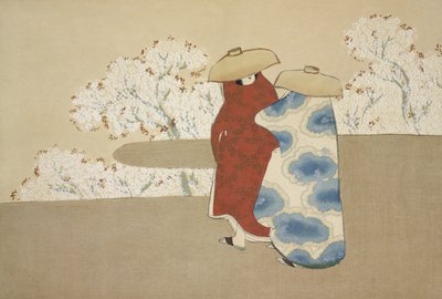 Hanami-sæsonen fra Momoyogusa af Kamisaka Sekka