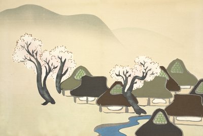 Spring elektrificering, fromomoyogusa af Kamisaka Sekka