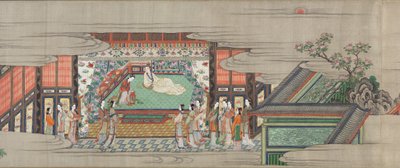 Skriftrulle 1 fra Sangen om varig sorg (Chōgonka gakan) af Kano Sansetsu