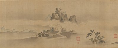 Landskab i Kina: Otte udsigter over Xiao- og Xiang-floderne, 17.-18. århundrede. af Kanô Yôboku Tsunenobu