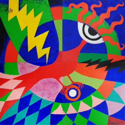 Dynamisk geometrisk fugl af Kanat Ibragimov