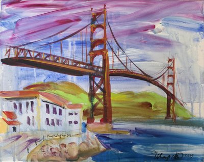 San Francisco Golden Gate af Kanat Ibragimov