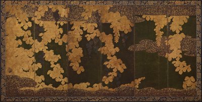 Vinstokke, Momoyama-perioden, 1568-1615. af Kano Eitoku
