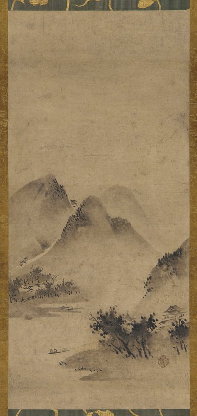 Landskab af Kano Motonobu