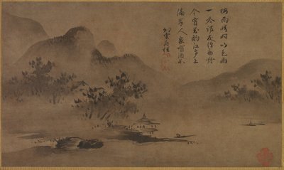 Landskab af Kano Motonobu