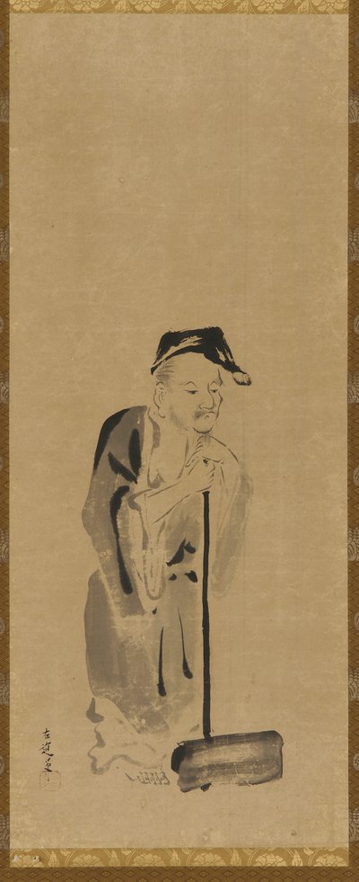 Shide (<em>Jittoku</em>) af Kano Sadanobu