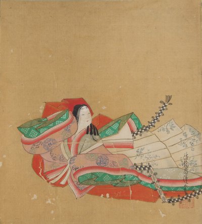Udødelig digter, 1600-tallet. af Kano Shoun
