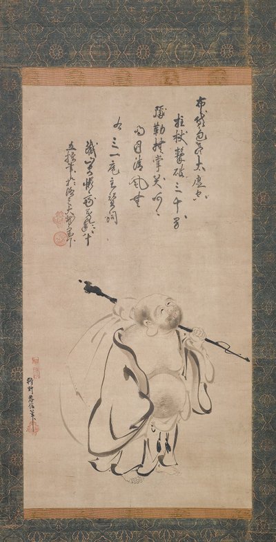 Hotei, 1616. af Kano Takanobu