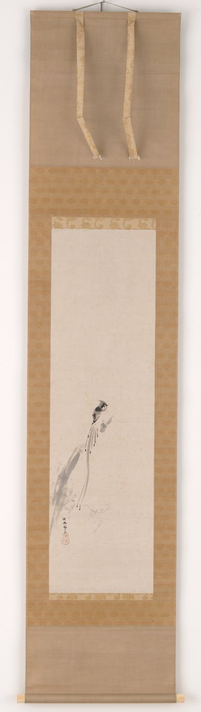 En fugl på en stub, Edo-periode, 1600-tallet. af Kanō Tan’yū